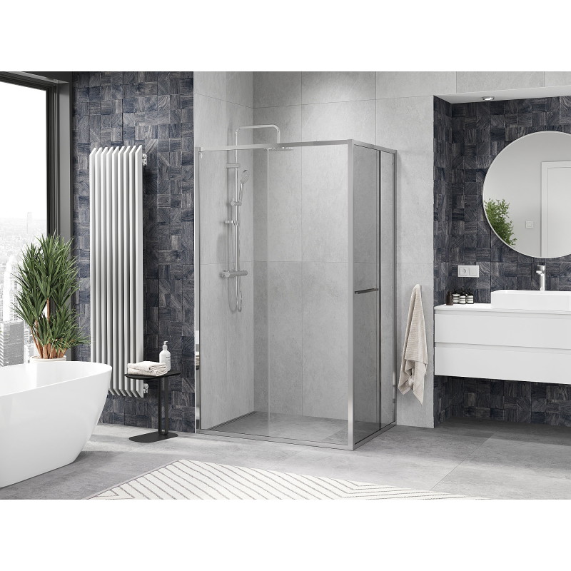 Mexen Linea разтегателна душ кабина 120 x 90 см, прозрачна, хром - 8E1-120-090-01-01