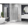 Mexen Linea плъзгаща се душ кабина 80 x 80 см, прозрачна, хром - 8E1-080-080-01-01