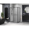 Mexen Linea плъзгаща се душ кабина 100 x 85 см, прозрачна, черна - 8E1-100-085-70-70