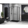 Mexen Linea плъзгаща се душ кабина 85 x 95 см, прозрачна, черна - 8E1-085-095-70-70