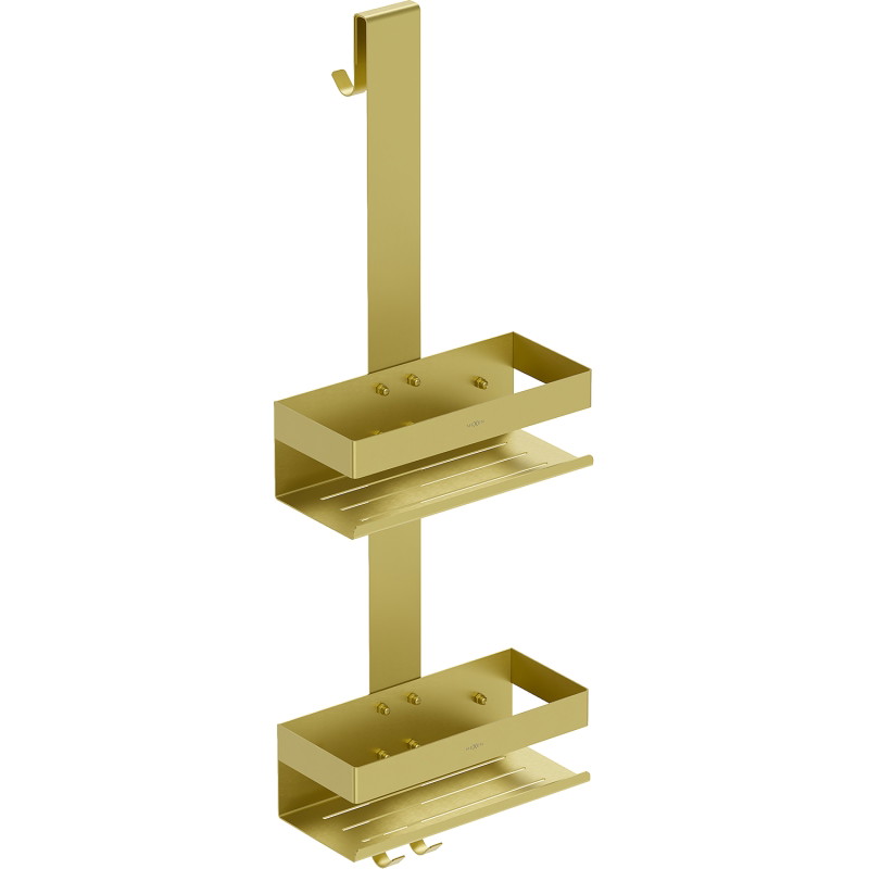 Mexen Brin-2 баня кошница с закачалка, златен четкан - 70A8842-55