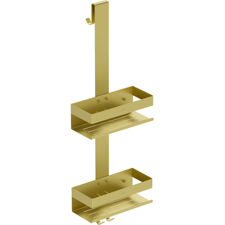 Mexen Brin-2 баня кошница с закачалка, златен четкан - 70A8842-55