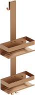 Mexen Brin-2 банна кошница с закачалка, матирана мед - 70A8842-65