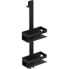 Mexen Brin-2 баня кошница с закачалка, черен - 70A8842-70