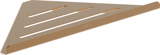 Mexen Diva-C ъглова баня кошница, розово злато - 70A8528-60