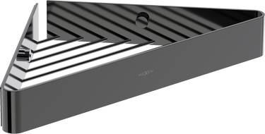 Mexen Evos-C ъглова кошница за баня, черен хром - 70A8514-73