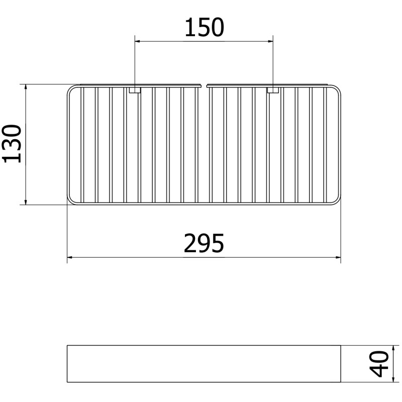 Mexen Evos-L баня кошница, златна четкана - 70A8714-55
