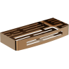 Mexen Laxo-L кош за баня, розово злато - 70A8713-60
