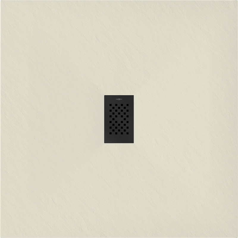Mexen Hugo квадратен душ кабина SMC 80 x 80 см, бежов, черна маска - 42698080-B