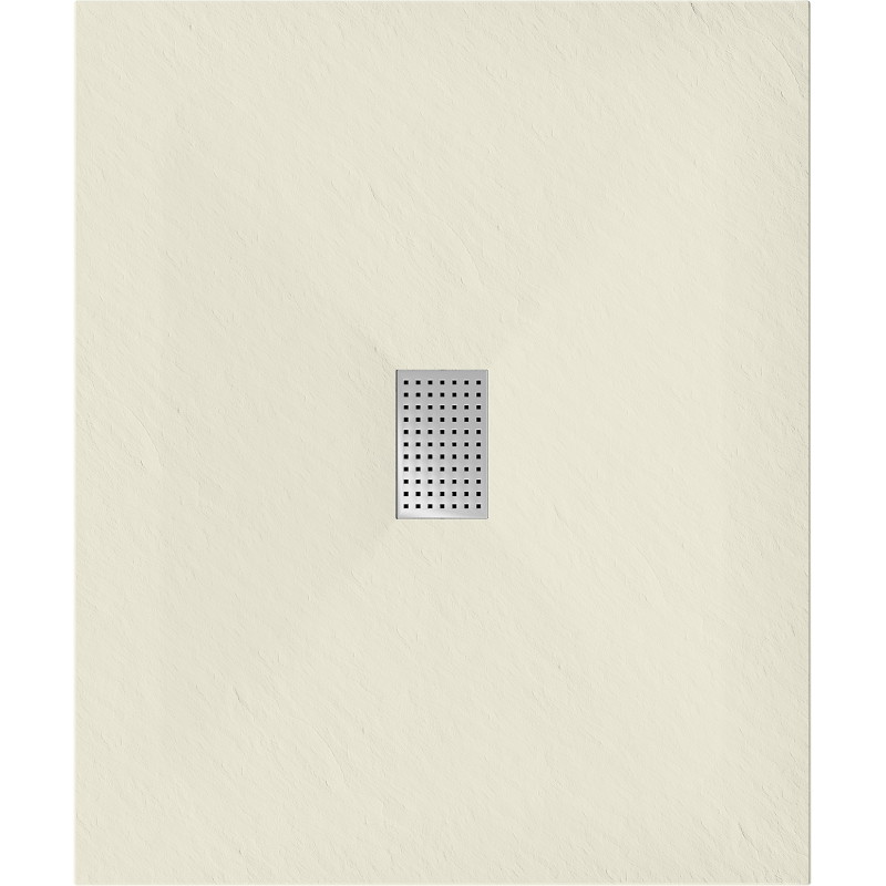 Mexen Hugo правоъгълна душ кабина SMC 120 x 100 см, бежова, иноксова решетка