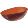 Mexen Glass самостоятелно стояща прозрачна вана 170 x 85 cm, earth, хромиран