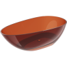 Mexen Glass седяща вана свободностояща прозрачна 170 x 85 см, хромиран капак - 58061708505