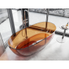 Mexen Pure earth свободностояща прозрачна вана 170 x 80 см, хромиран изпускател - 58071708005