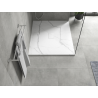 Mexen Hugo правоъгълна душ кабина SMC 120 x 100 см, бял камък - 42151012