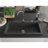 Mexen Slido Гранитна кухненска мивка с 1 корито 900 x 500 mm, черна на точки,