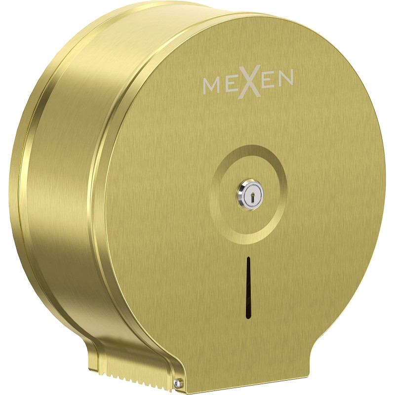 Mexen Spira-U контейнер за тоалетна хартия, златен матиран - 70K540-55