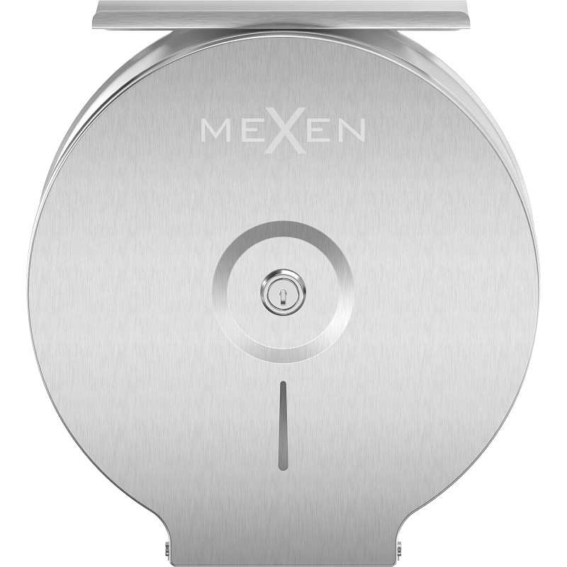 Mexen Spira-U+ държач за тоалетна хартия с рафт за телефон, инокс - 70K541-01