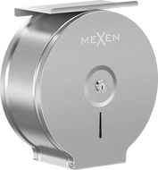 Mexen Spira-U+ държач за тоалетна хартия с рафт за телефон, инокс - 70K541-01