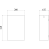 Mexen Linox Кошче за отпадъци 17L, инокс - 70K004-01