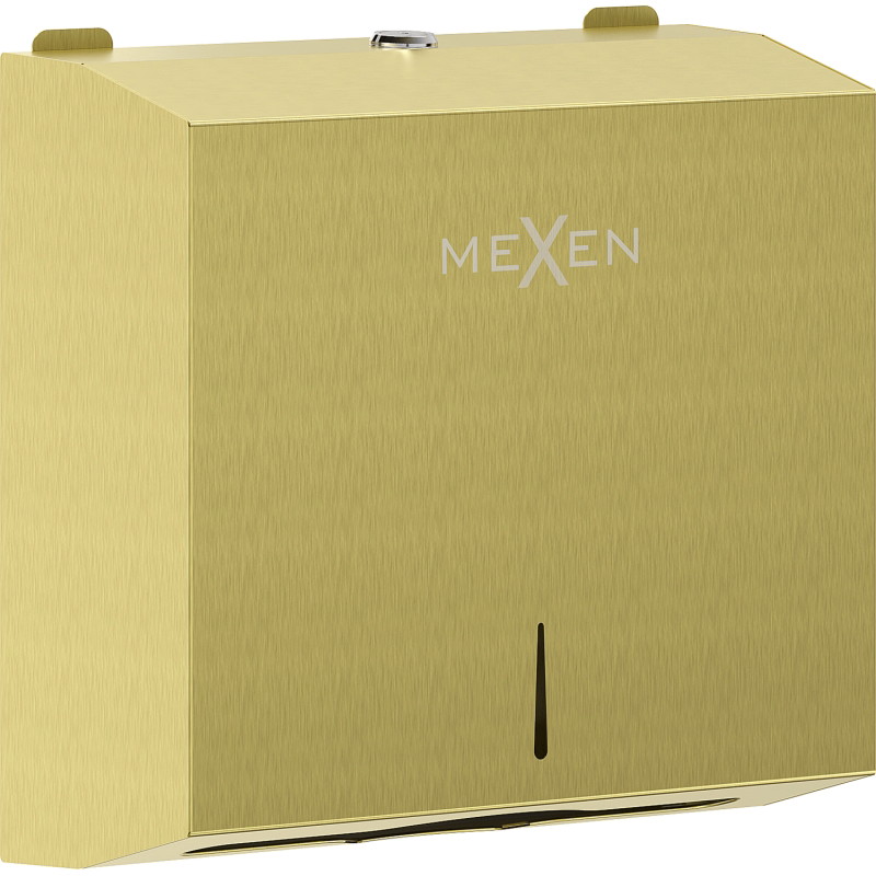 Mexen Verno-L диспенсър за хартиени кърпи, златен матиран - 70K410-55