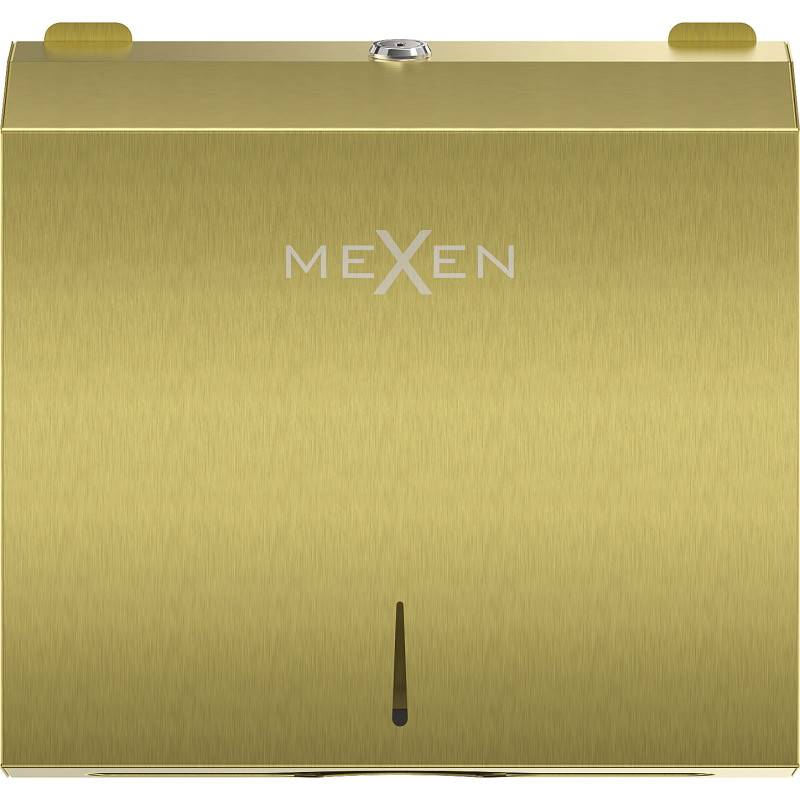 Mexen Verno-L диспенсър за хартиени кърпи, златен матиран - 70K410-55
