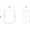 Mexen Verno-Max автоматичен дозатор за хартиени кърпи, бял - 70K310-20