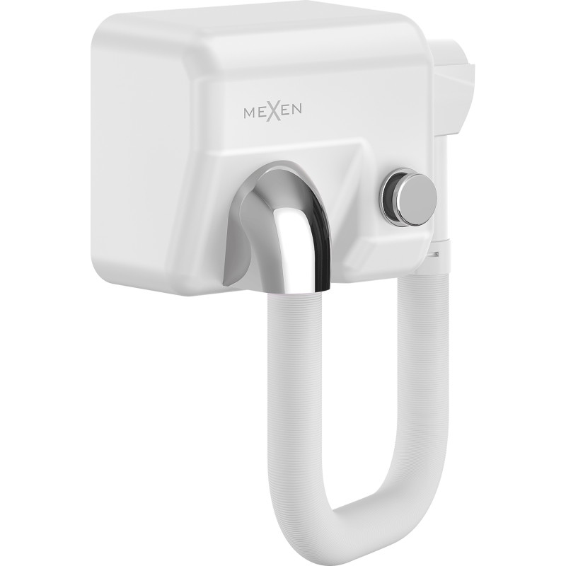 Mexen Aquis-P сешоар за коса за басейн с маркуч, 1000 W, бял - 70K210-20