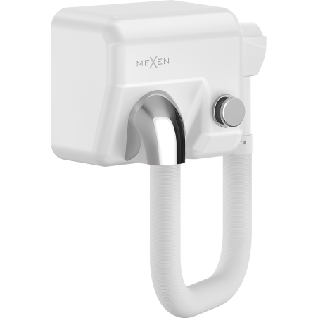 Mexen Aquis-P сешоар за коса за басейн с маркуч, 1000 W, бял - 70K210-20