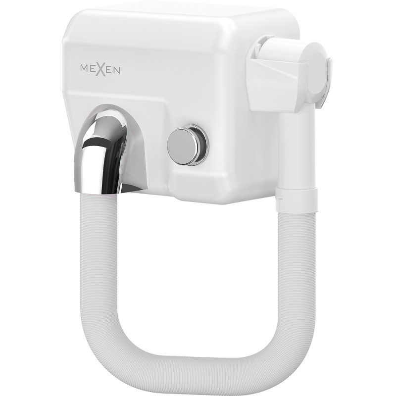 Mexen Aquis-P сешоар за коса за басейн с маркуч, 1000 W, бял - 70K210-20
