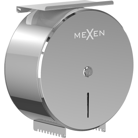 Mexen Spira-H+ държач за тоалетна хартия с рафт за телефон, хром - 70K561-00