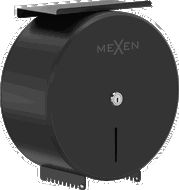 Mexen Spira-H+ държач за тоалетна хартия с рафт за телефон, черен мат - 70K561-70