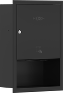 Mexen Linox вградена кутия за хартиени кърпи, черен мат - 70K003-70