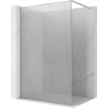 Mexen Kioto Душ-преграда Walk-in 120 x 200 см, прозрачен crackle 12 мм, хром - 800-120-101-01-04-X
