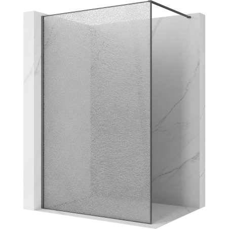Mexen Kioto душ стена Walk-in 120 x 200 см, crackle прозрачно 12 мм, пистолетно сиво