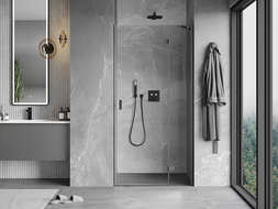 Mexen Mist-H врати за душ лява 70 см, прозрачна, хром - 8A5-070-000-01-00-L