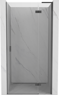 Mexen Mist-H L врати за душ кабина, отваряеми надясно, 95 cm, прозрачни, четкан