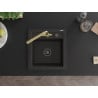 Mexen Vito гранитна еднокамерна кухненска мивка с батерия Duero,