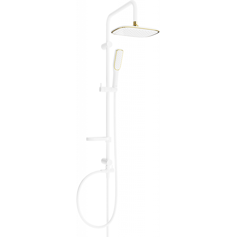 Mexen X49 душ колона, бяла/златна - 798494991-25