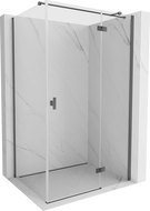 Mexen Mist-H T кабина за душ с панти лява 70 x 70 см, прозрачен, хром - 8A5T-070-070-01-00-L