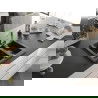 Mexen Карлос гранитен мивка 1,5-коморна с кухненски кран Рита, черен/златен металик - 6518-75-670300-00