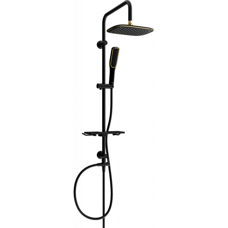 Mexen T49 душ колона, черна/златна - 798494993-75
