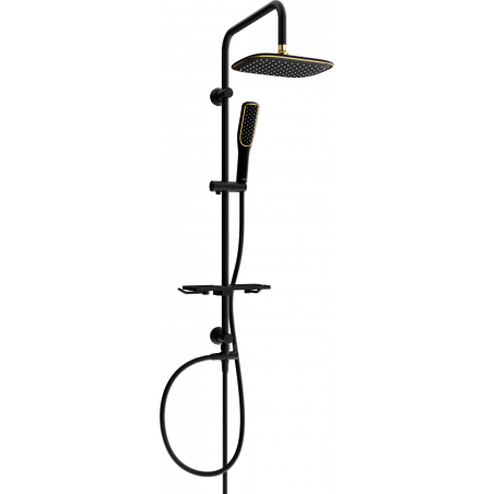Mexen T49 душ колона, черна/златна - 798494993-75