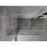 Mexen Mist-H T кабина за душ с врата наляво 90 x 75 см, прозрачна, матов никел