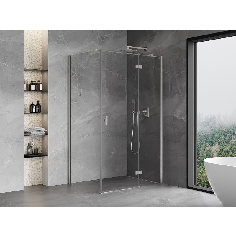 Mexen Mist-H T душ кабина с отваряща се врата дясна 85 x 110 см, прозрачна,