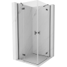 Mexen Mist-H Duo кабина за душ с 85 x 85 см отваряща се врата, прозрачна, четка в
