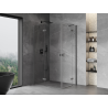 Mexen Mist-H Двойна душ кабина с въртяща се лява врата 110 x 95 см, прозрачна,