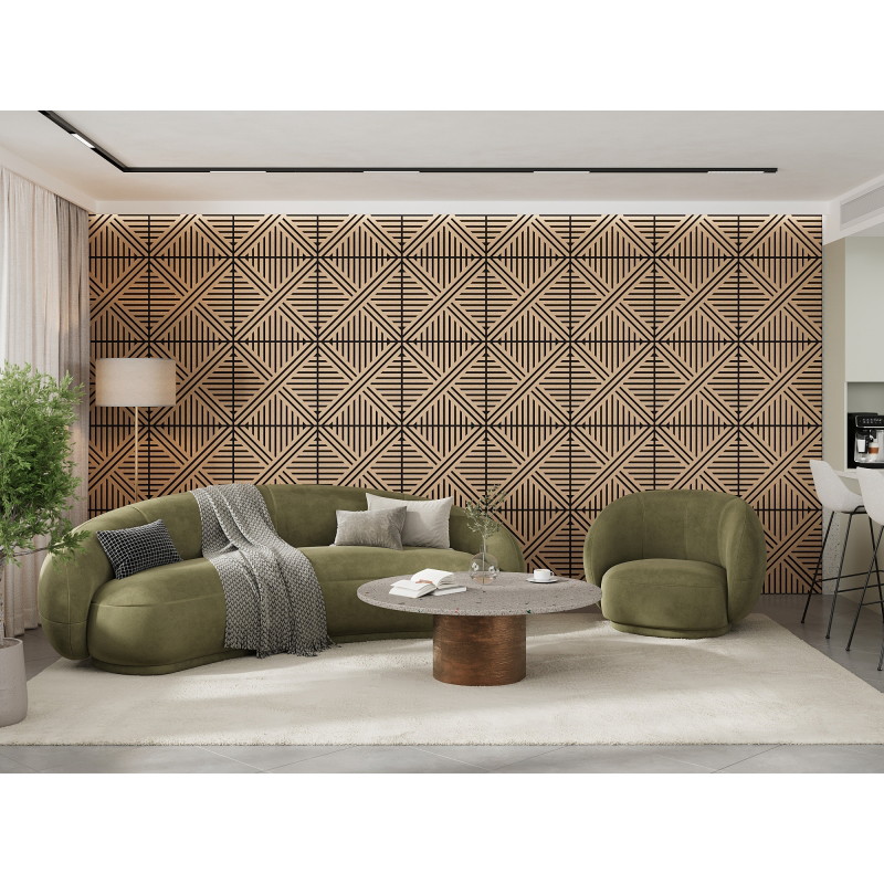 Mexen Linea 05 Акустичен стенен панел 60 x 60 см (4бр.), филц 9 мм, технически