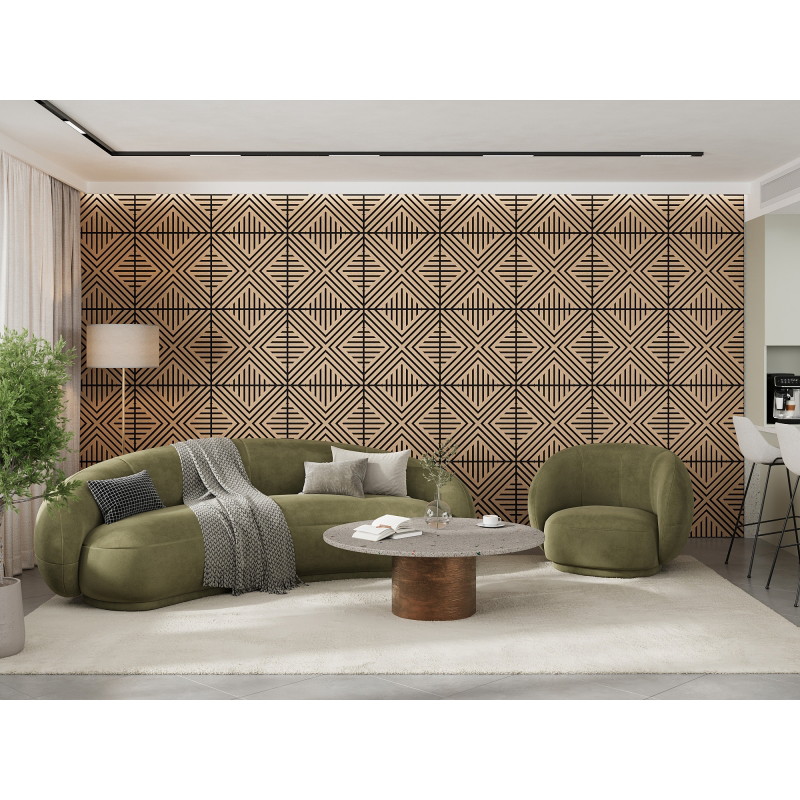 Mexen Linea 06 панел за стена акустичен 60 x 60 см (4 бр.), филц 9 мм, технически
