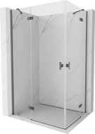 Mexen Mist-H Duo сгъваема душ кабина 70 x 70 см, прозрачна, хром - 8A5-070L-070P-01-00