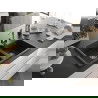 Mexen Томас гранитна мивка 2-коморна с кухненски кран Рита, черно/златно металик - 6516-75-670300-00